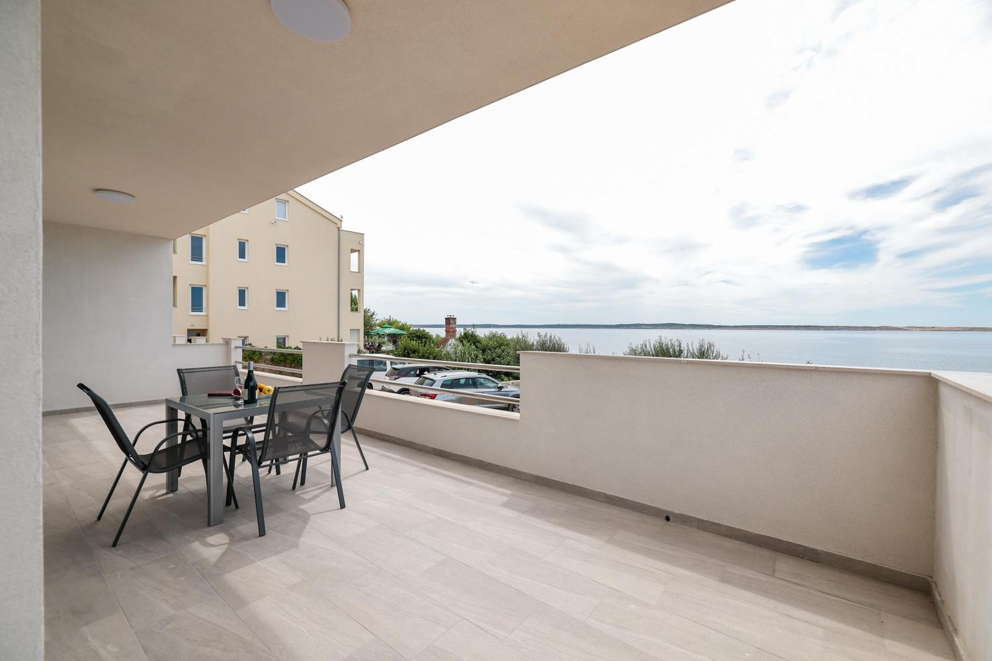 Beachfront Apartments Tic With Seaview Miletici Экстерьер фото